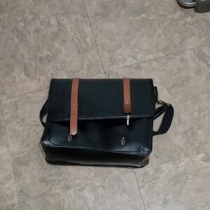 Ecosusi Stylish Black and Brown Men's Bag